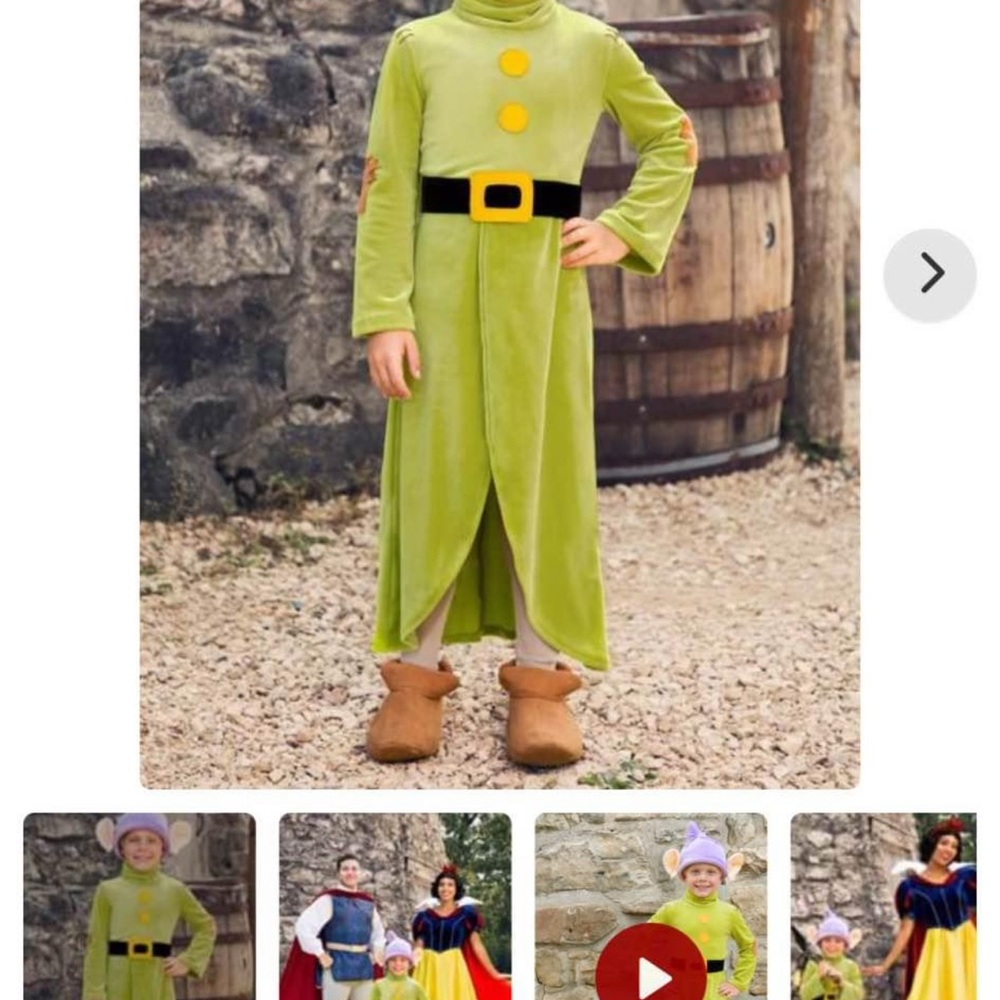 Child’s dopey costume